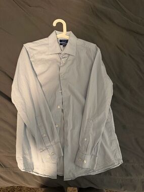 Apt. 9 Pale Blue Classic Men's Button-Up Shirt